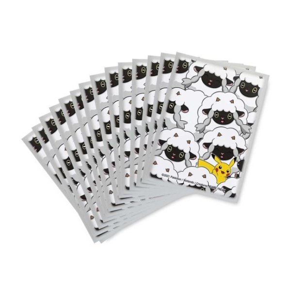 画像1: 【海外限定】Pokémon TCG: Wooloo Fluffy Flock Card Sleeves (65 Sleeves)【サプライ】 (1)